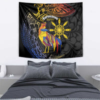 Philippines Sarimanok Tapestry Papanok Legendary Bird Okir Polynesian Pattern