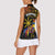 Philippines Sarimanok Women Sleeveless Polo Shirt Papanok Legendary Bird Okir Polynesian Pattern