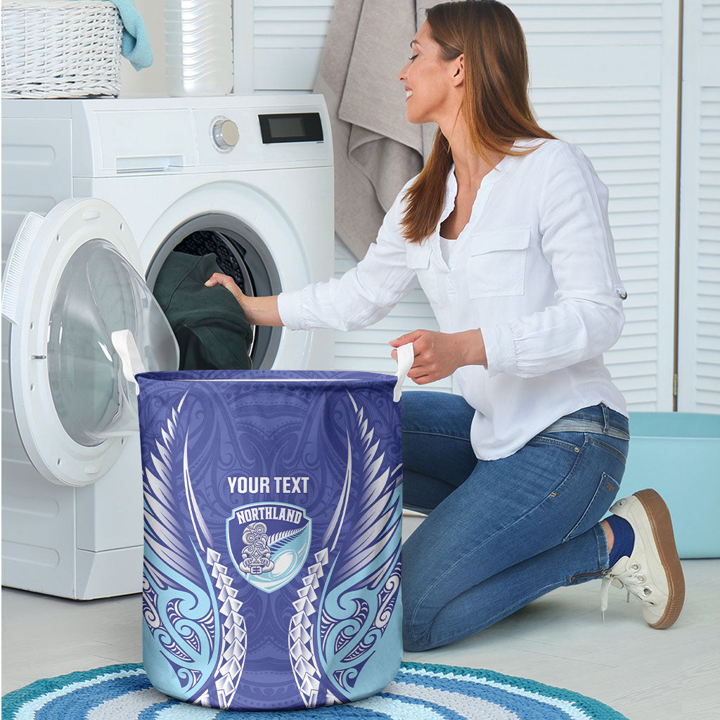Northland 2026 Rugby Custom Laundry Basket NZ Maori Silver Fern