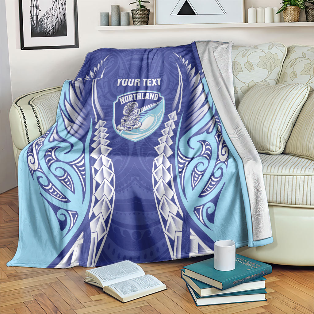 Northland 2026 Rugby Custom Blanket NZ Maori Silver Fern