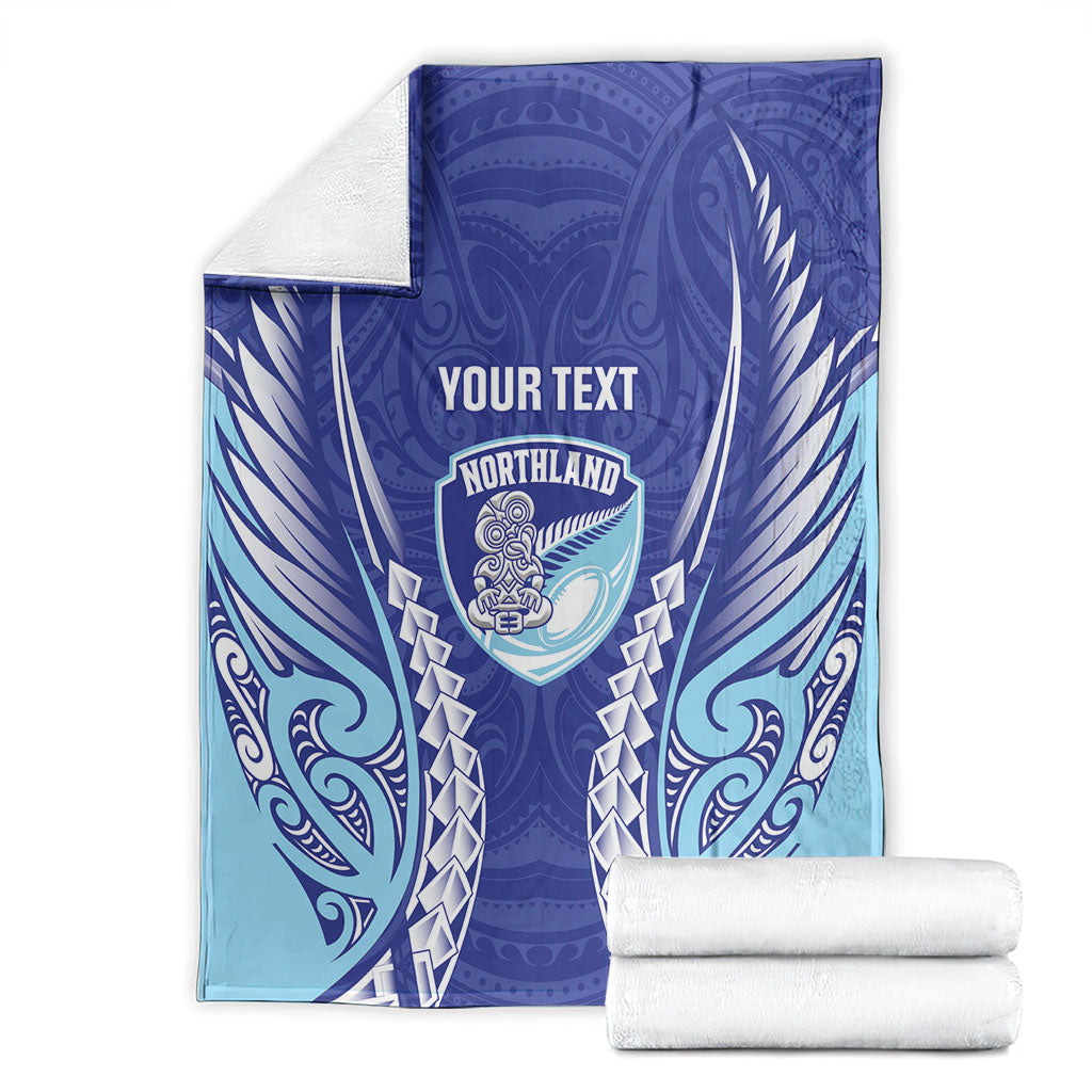 Northland 2026 Rugby Custom Blanket NZ Maori Silver Fern