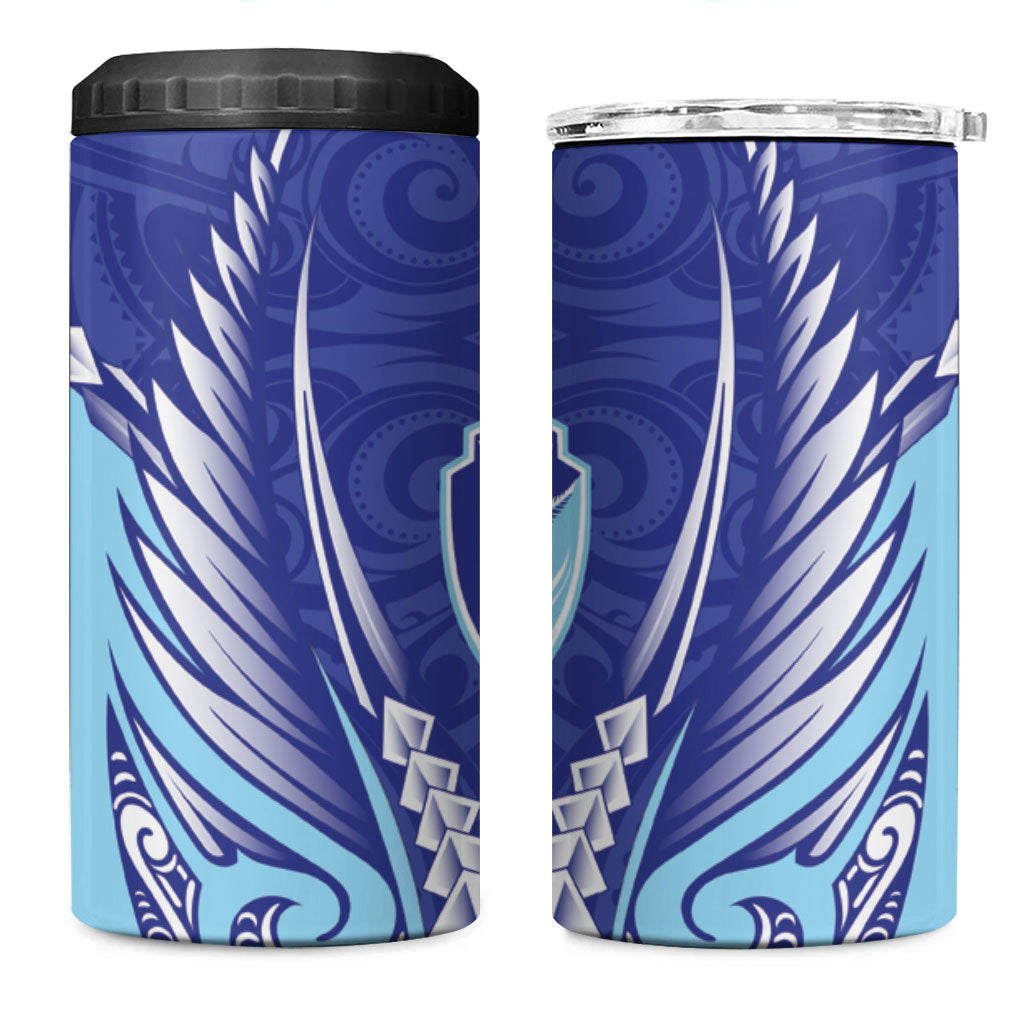 Northland 2026 Rugby Custom 4 in 1 Can Cooler Tumbler NZ Maori Silver Fern