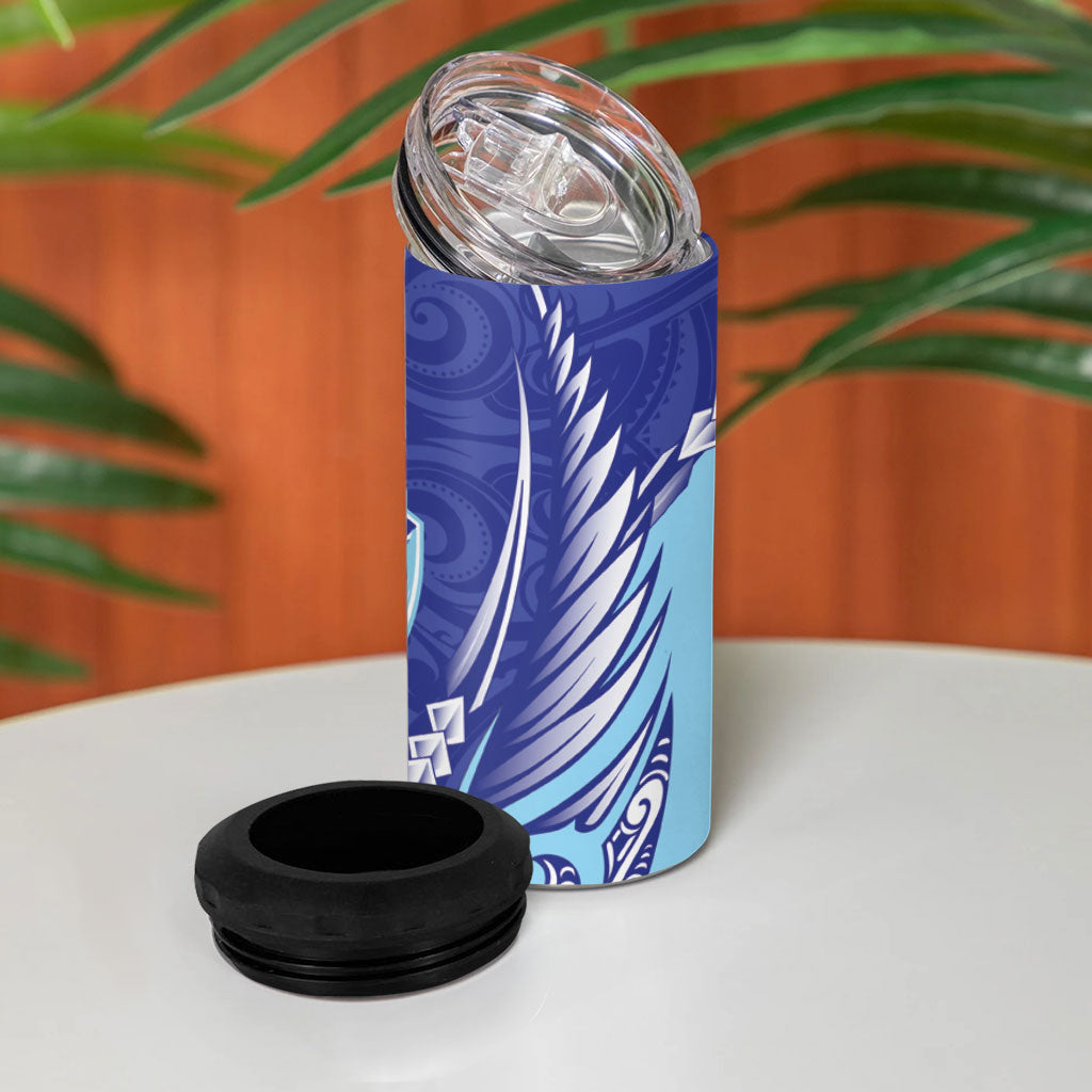 Northland 2026 Rugby Custom 4 in 1 Can Cooler Tumbler NZ Maori Silver Fern