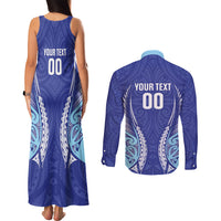 Northland 2026 Rugby Custom Couples Matching Tank Maxi Dress and Long Sleeve Button Shirt NZ Maori Silver Fern