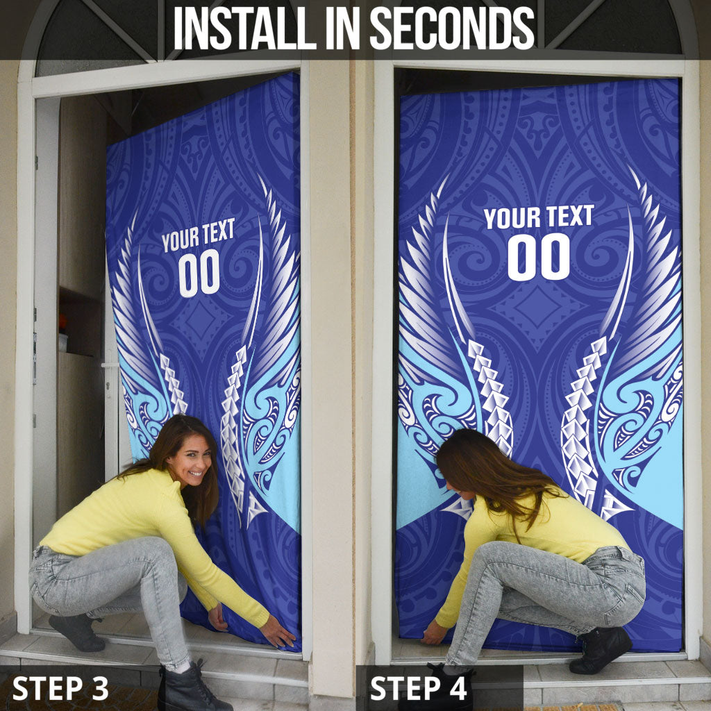 Northland 2026 Rugby Custom Door Cover NZ Maori Silver Fern