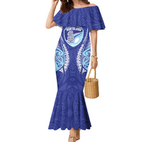 Northland 2026 Rugby Custom Family Matching Mermaid Dress and Hawaiian Shirt NZ Maori Silver Fern