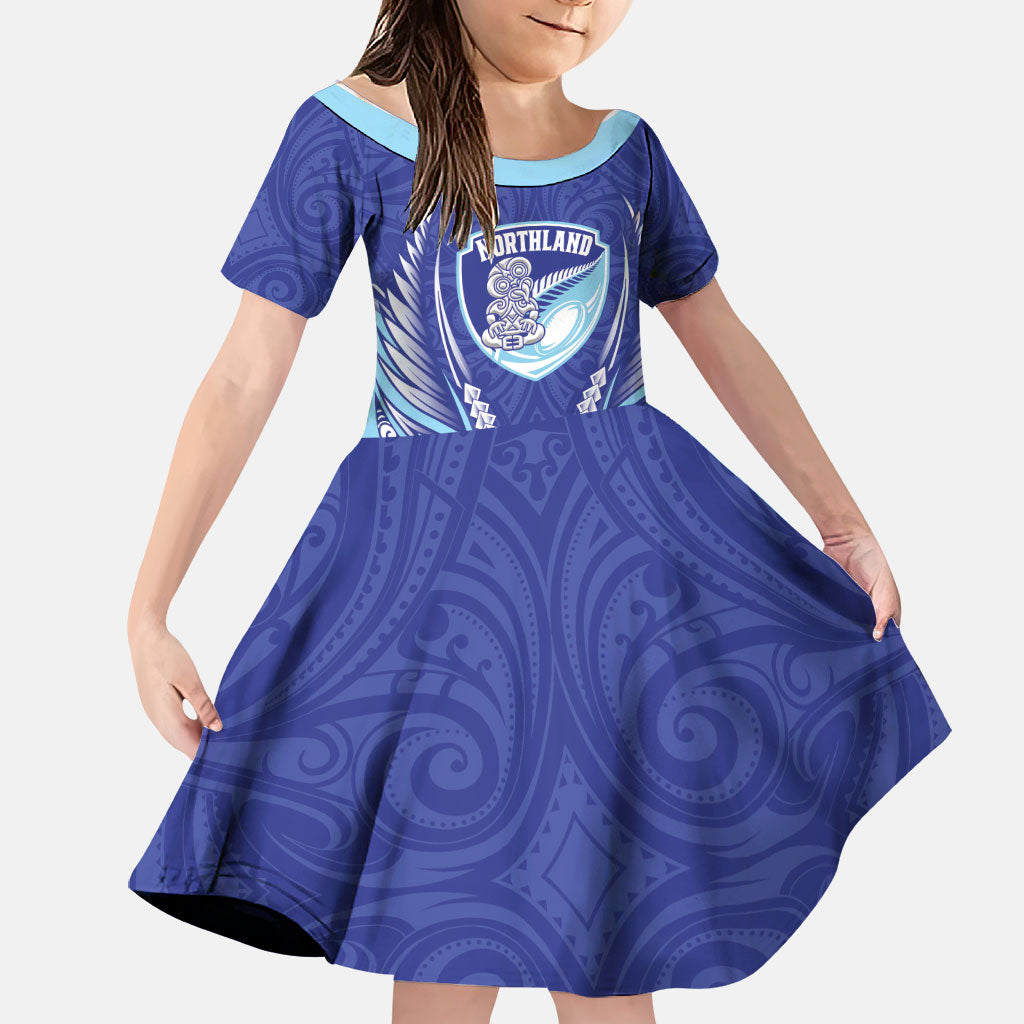 Northland 2026 Rugby Custom Family Matching Tank Maxi Dress and Hawaiian Shirt NZ Maori Silver Fern