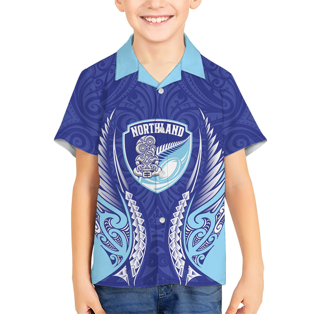 Northland 2026 Rugby Custom Family Matching Tank Maxi Dress and Hawaiian Shirt NZ Maori Silver Fern