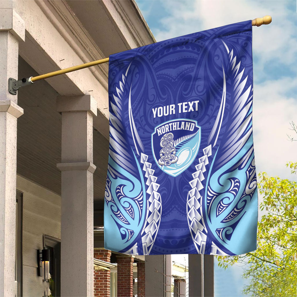 Northland 2026 Rugby Custom Garden Flag NZ Maori Silver Fern LT14 House Flag Blue - Polynesian Pride