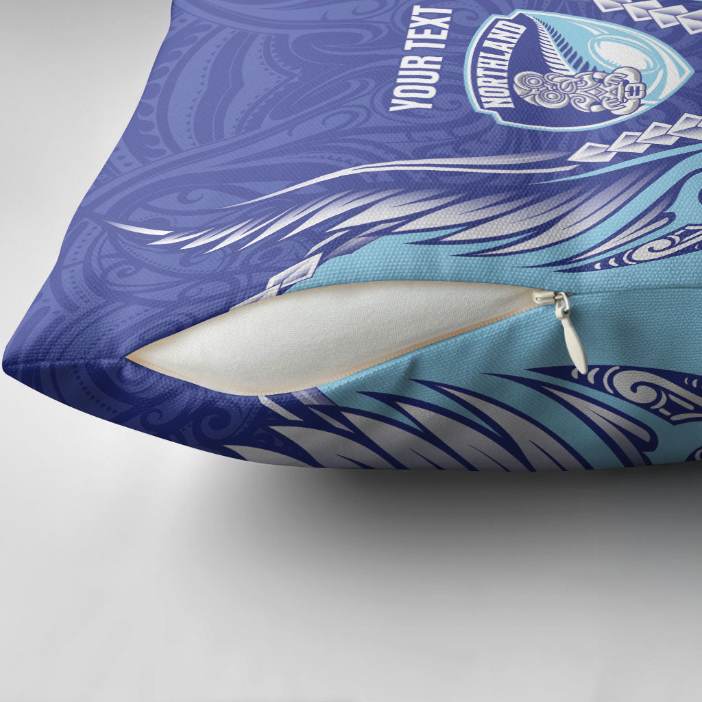 Northland 2026 Rugby Custom Pillow Cover NZ Maori Silver Fern