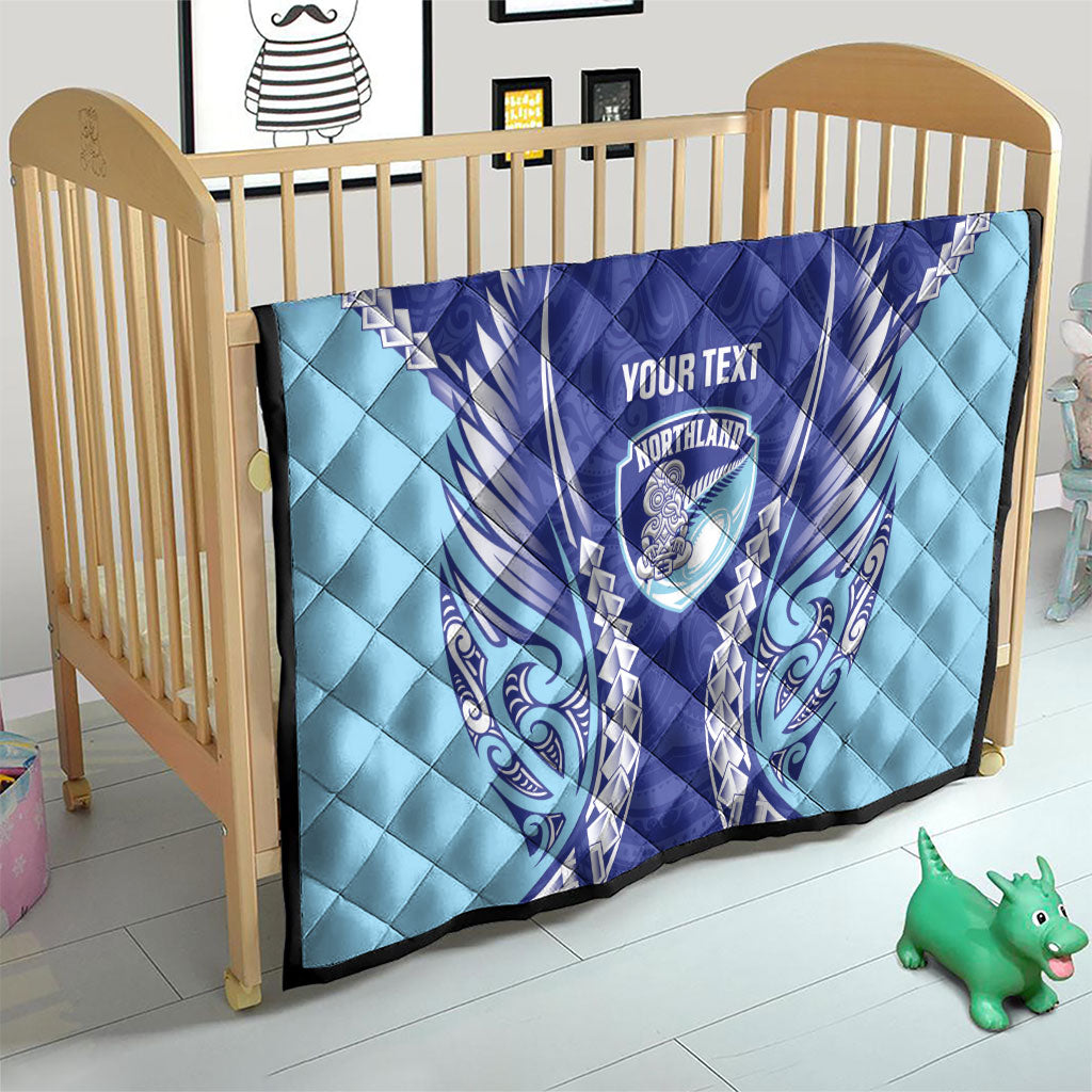 Northland 2026 Rugby Custom Quilt NZ Maori Silver Fern