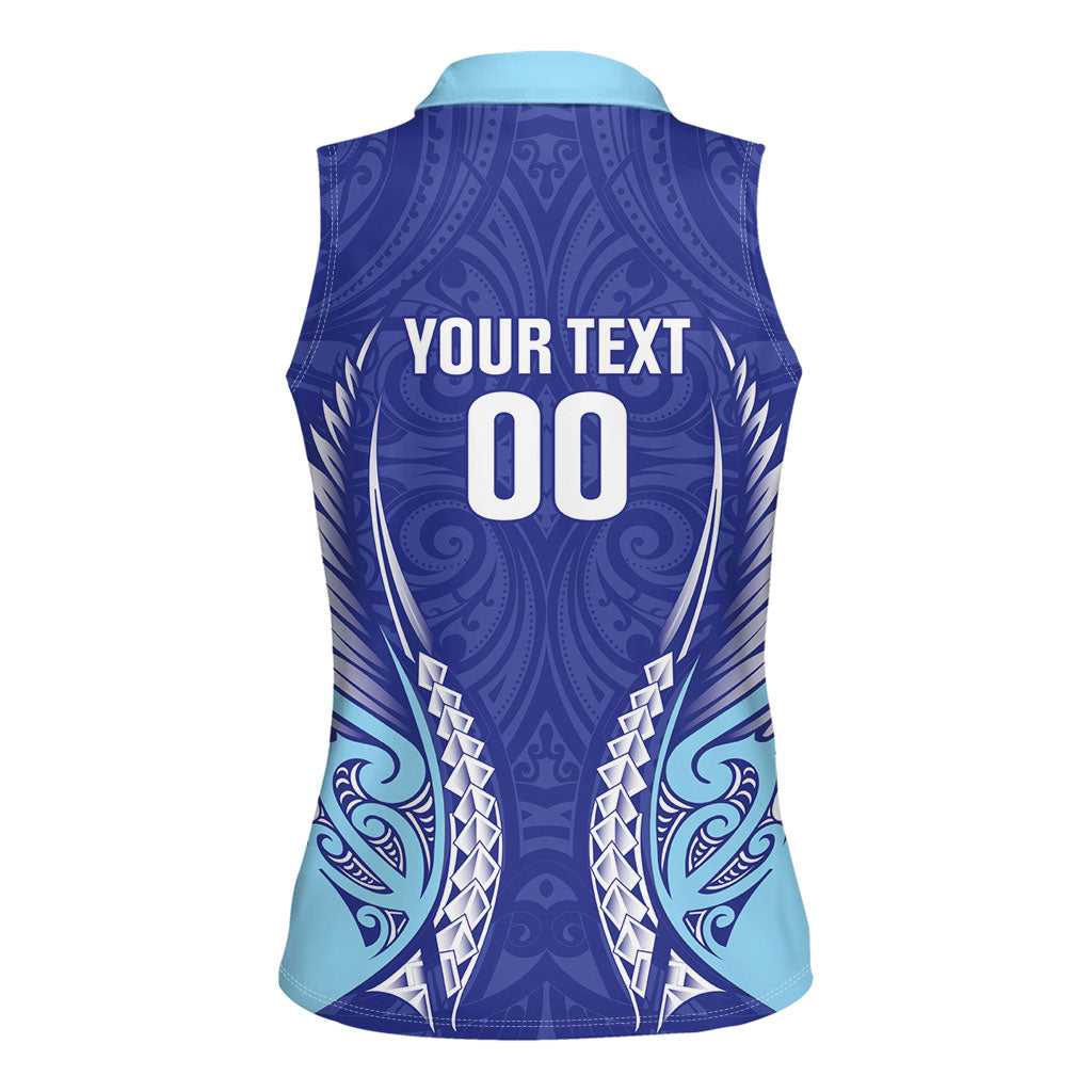 Northland 2026 Rugby Custom Women Sleeveless Polo Shirt NZ Maori Silver Fern