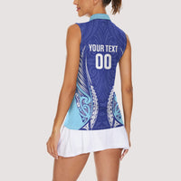 Northland 2026 Rugby Custom Women Sleeveless Polo Shirt NZ Maori Silver Fern