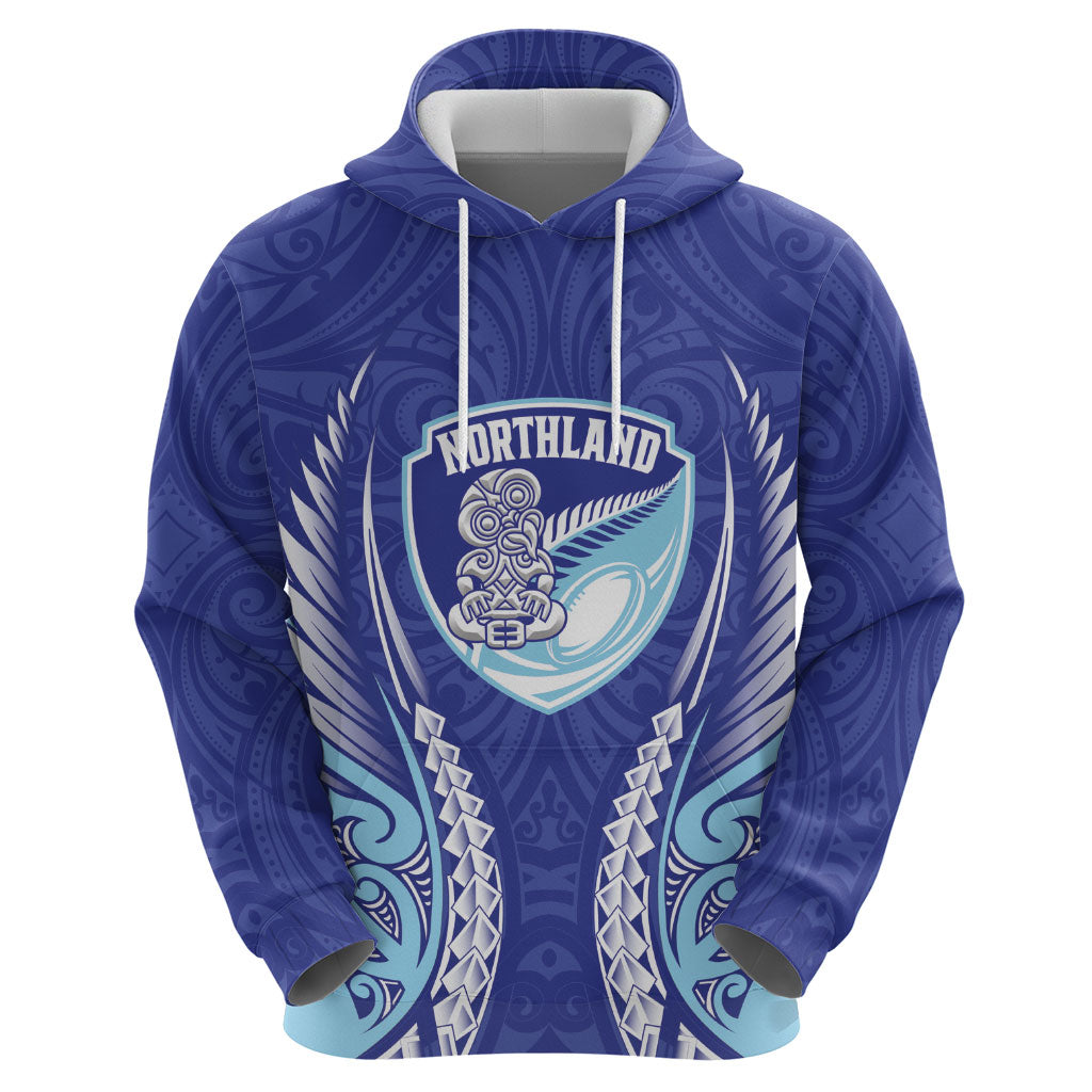 Northland 2026 Rugby Custom Zip Hoodie NZ Maori Silver Fern