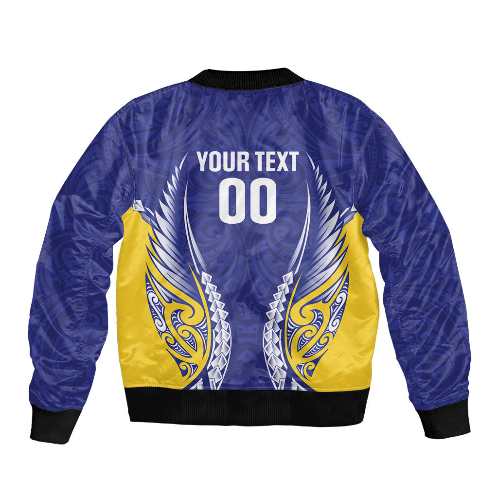 Otago 2026 Rugby Custom Bomber Jacket NZ Maori Silver Fern