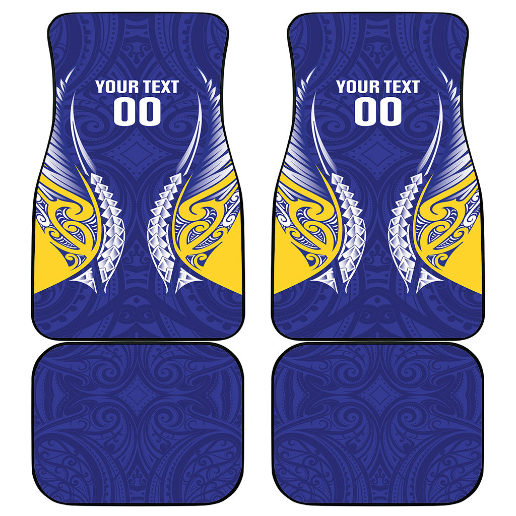 Otago 2026 Rugby Custom Car Mats NZ Maori Silver Fern