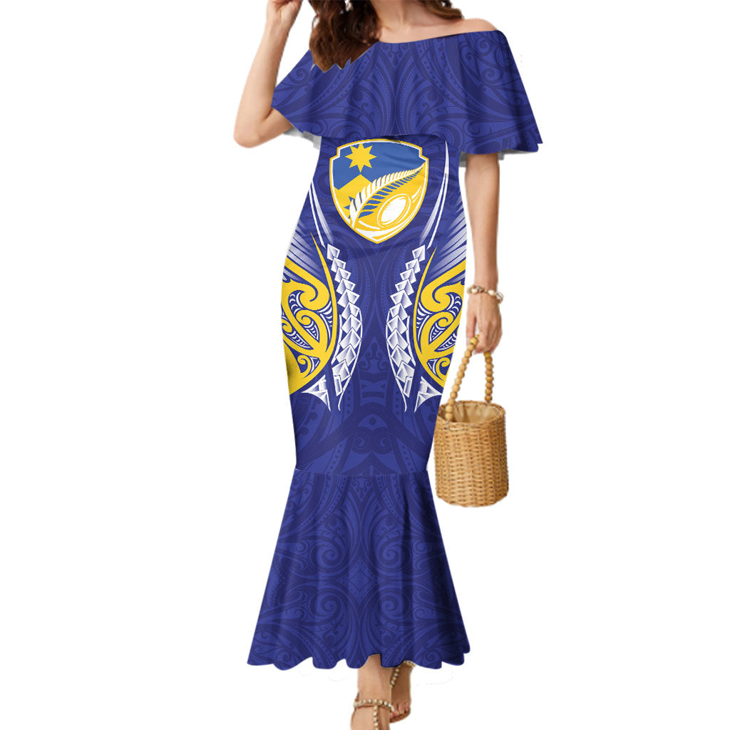 Otago 2026 Rugby Custom Family Matching Mermaid Dress and Hawaiian Shirt NZ Maori Silver Fern