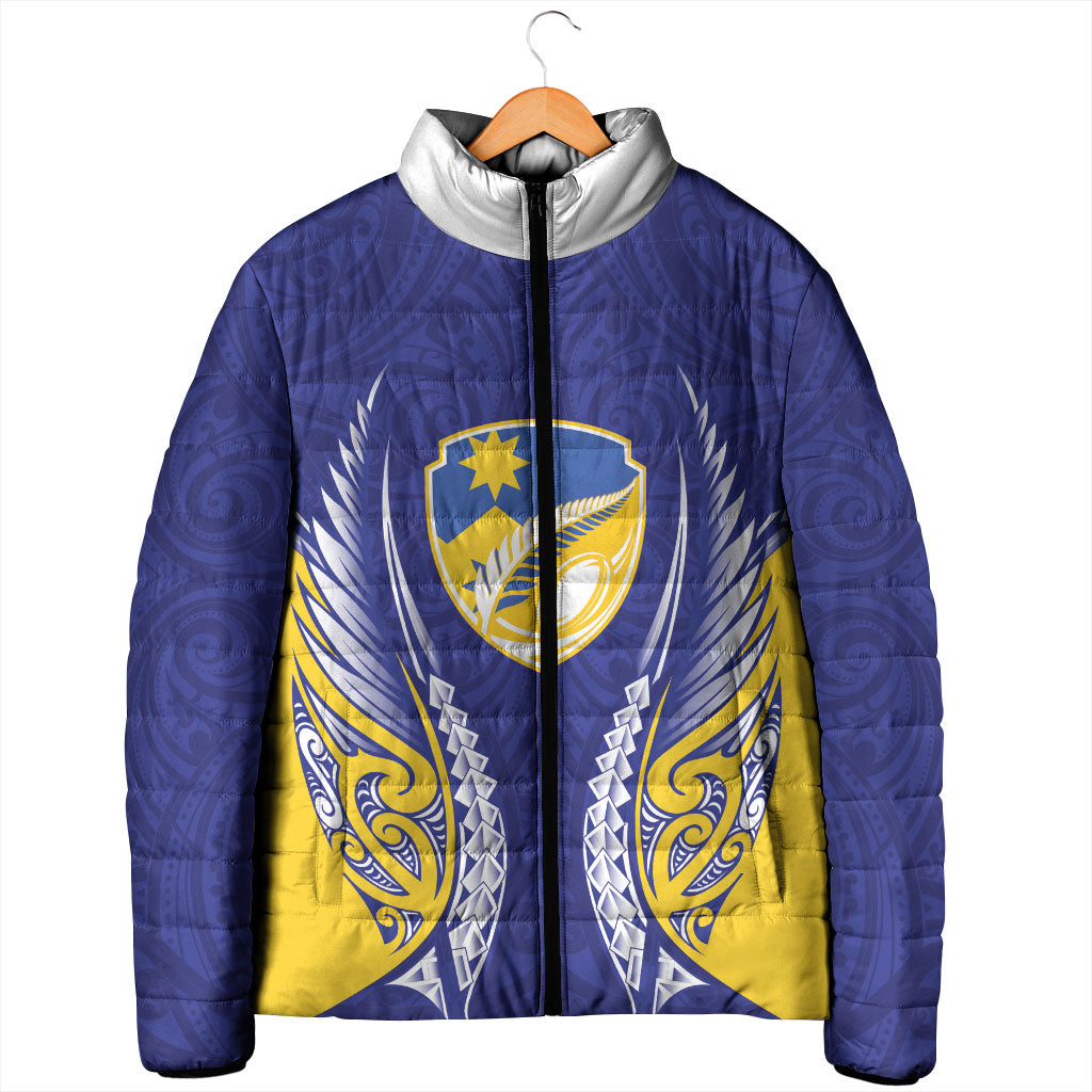Otago 2026 Rugby Custom Padded Jacket NZ Maori Silver Fern