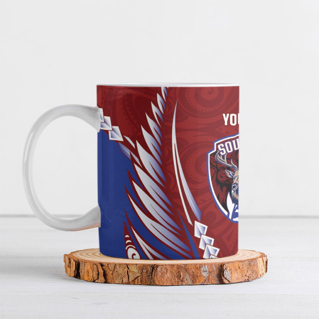 Southland 2026 Rugby Custom Ceramic Mug NZ Maori Silver Fern