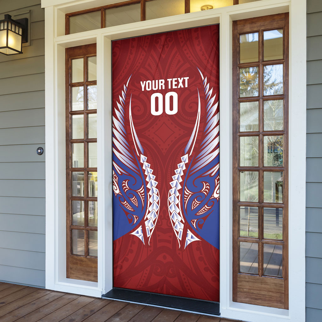 Southland 2026 Rugby Custom Door Cover NZ Maori Silver Fern LT14 - Polynesian Pride