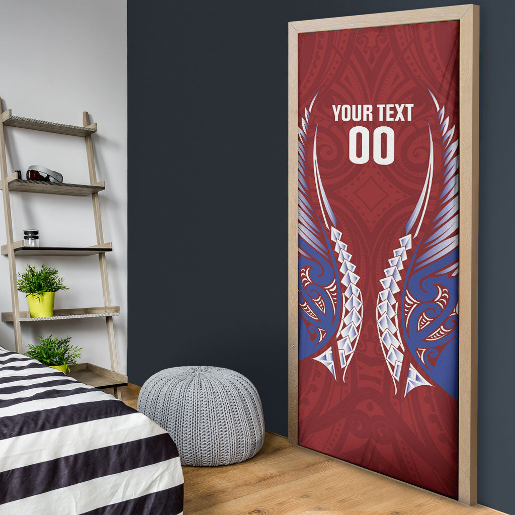 Southland 2026 Rugby Custom Door Cover NZ Maori Silver Fern LT14 - Polynesian Pride