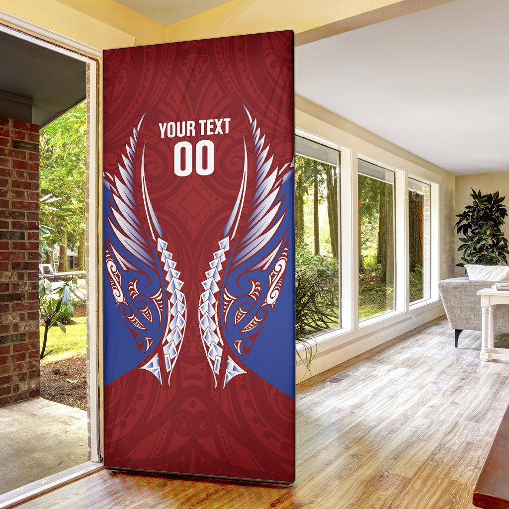 Southland 2026 Rugby Custom Door Cover NZ Maori Silver Fern LT14 - Polynesian Pride