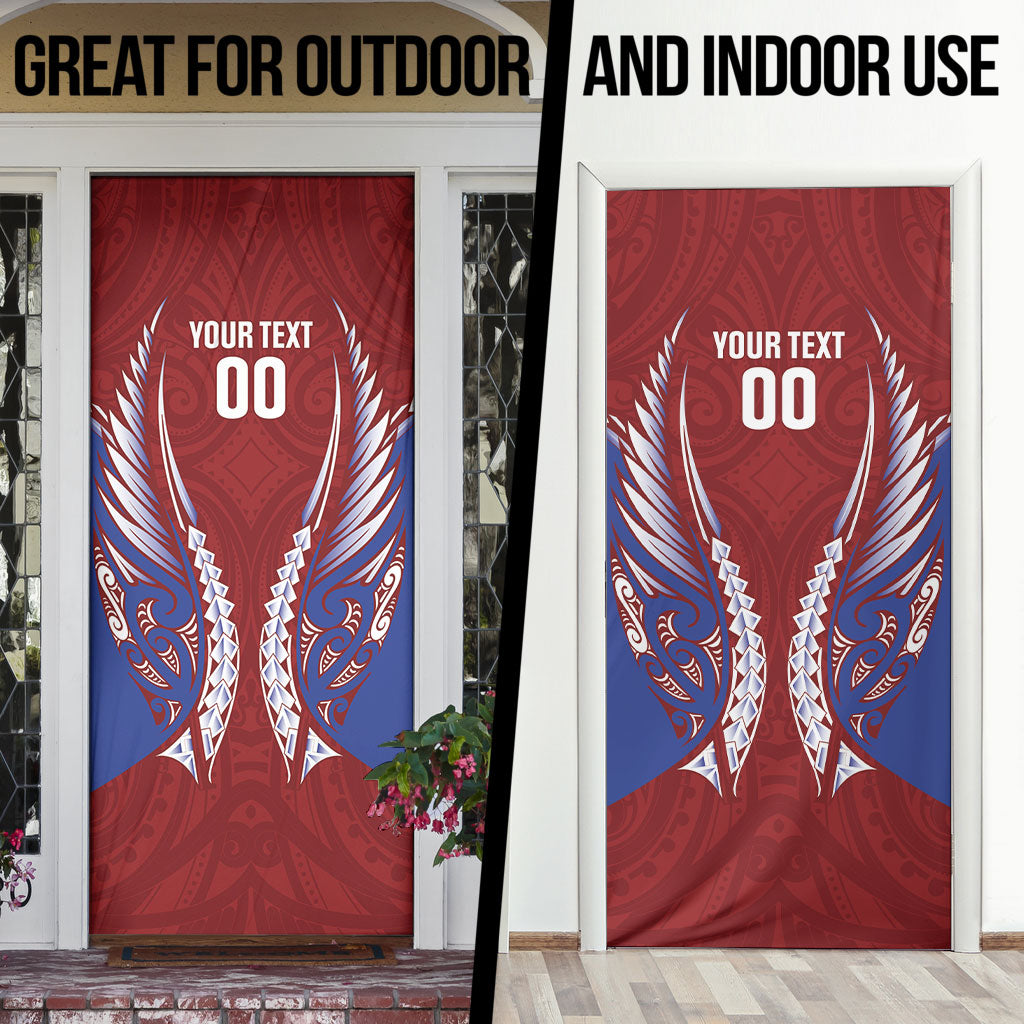 Southland 2026 Rugby Custom Door Cover NZ Maori Silver Fern LT14 - Polynesian Pride