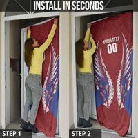 Southland 2026 Rugby Custom Door Cover NZ Maori Silver Fern LT14 - Polynesian Pride