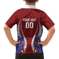 Southland 2026 Rugby Custom Family Matching Long Sleeve Bodycon Dress and Hawaiian Shirt NZ Maori Silver Fern
