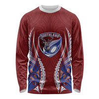 Southland 2026 Rugby Custom Long Sleeve Shirt NZ Maori Silver Fern
