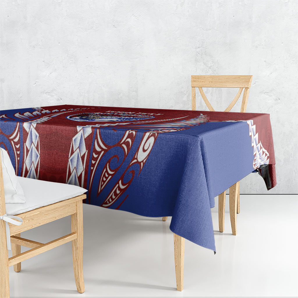 Southland 2026 Rugby Custom Tablecloth NZ Maori Silver Fern