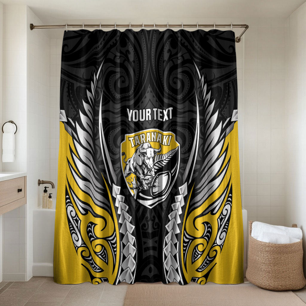 Taranaki 2026 Rugby Custom Bathroom Set NZ Maori Silver Fern