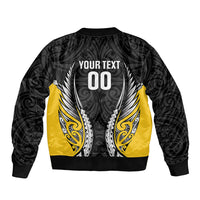Taranaki 2026 Rugby Custom Bomber Jacket NZ Maori Silver Fern