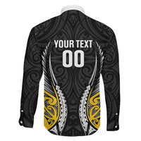 Taranaki 2026 Rugby Custom Family Matching Off Shoulder Short Dress and Hawaiian Shirt NZ Maori Silver Fern
