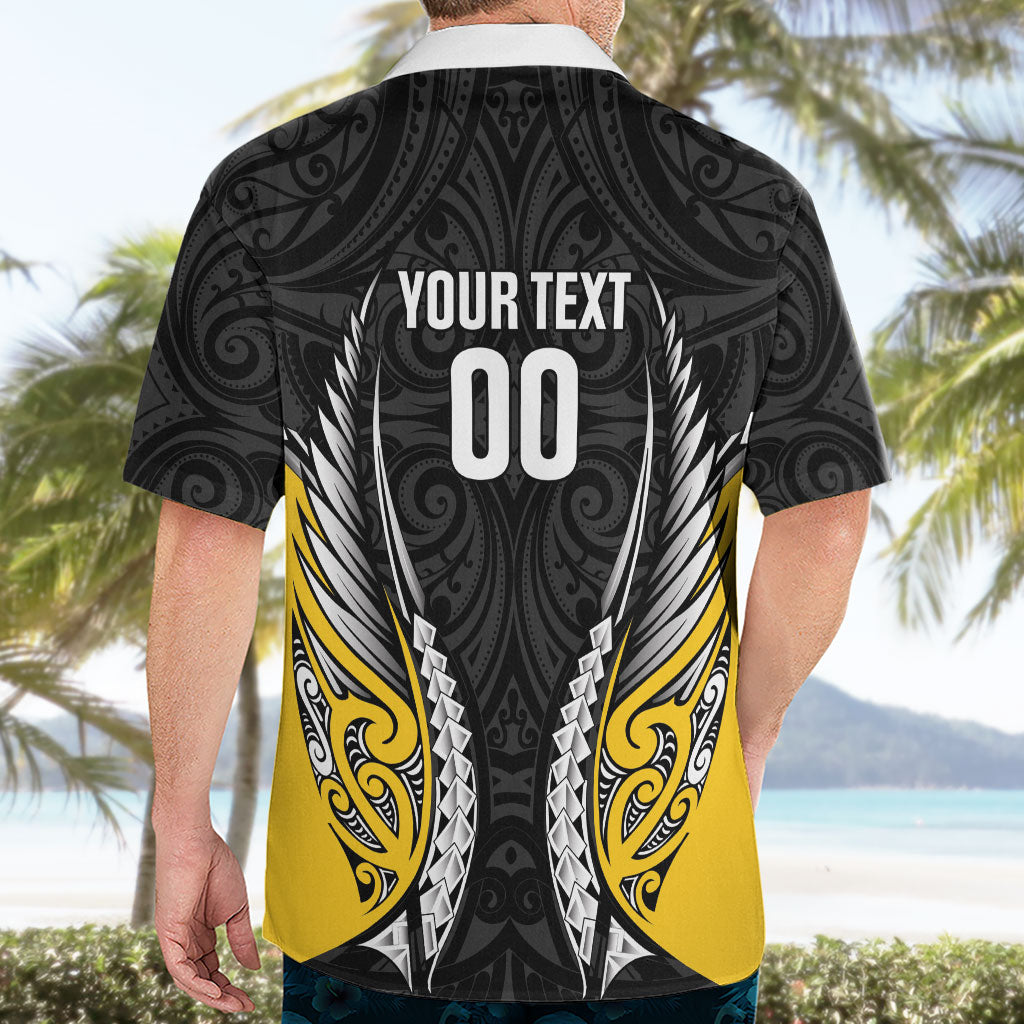 Taranaki 2026 Rugby Custom Hawaiian Shirt NZ Maori Silver Fern