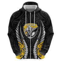 Taranaki 2026 Rugby Custom Hoodie NZ Maori Silver Fern