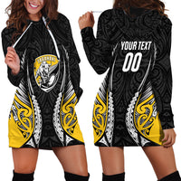 Taranaki 2026 Rugby Custom Hoodie Dress NZ Maori Silver Fern