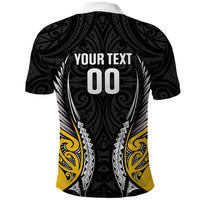 Taranaki 2026 Rugby Custom Polo Shirt NZ Maori Silver Fern