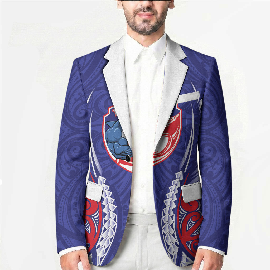 Tasman Bay 2026 Rugby Custom Blazer NZ Maori Silver Fern LT14 - Polynesian Pride