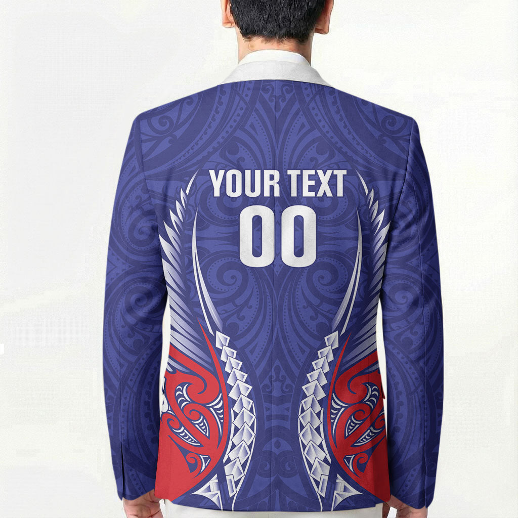 Tasman Bay 2026 Rugby Custom Blazer NZ Maori Silver Fern LT14 - Polynesian Pride