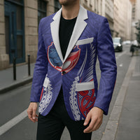 Tasman Bay 2026 Rugby Custom Blazer NZ Maori Silver Fern LT14 - Polynesian Pride