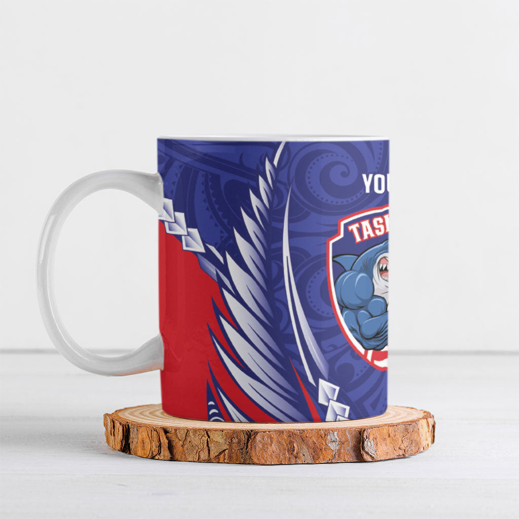 Tasman Bay 2026 Rugby Custom Ceramic Mug NZ Maori Silver Fern