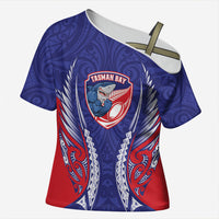 Tasman Bay 2026 Rugby Custom Cross Shoulder Shirt NZ Maori Silver Fern