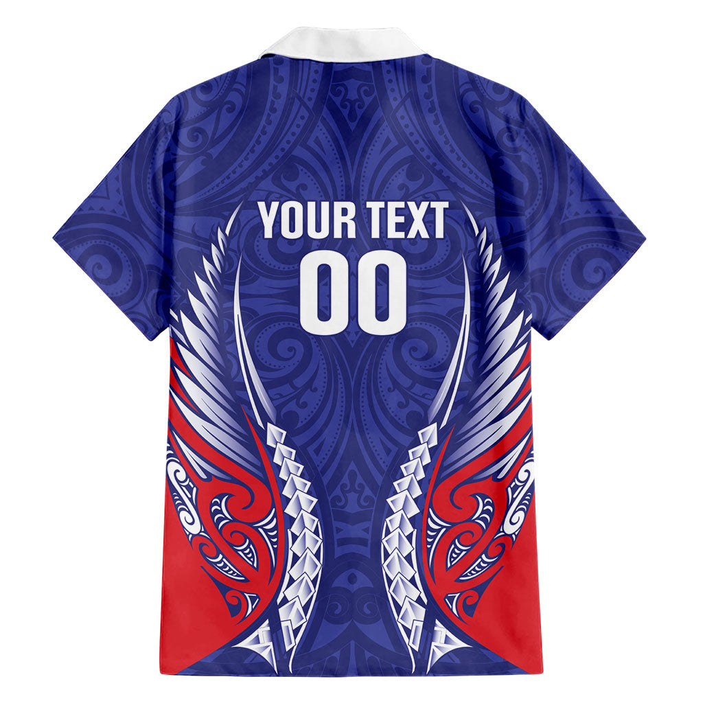 Tasman Bay 2026 Rugby Custom Family Matching Off The Shoulder Long Sleeve Dress and Hawaiian Shirt NZ Maori Silver Fern