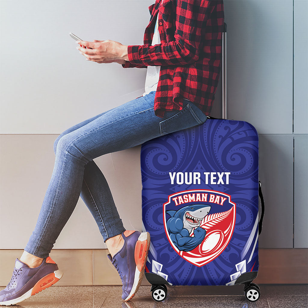 Tasman Bay 2026 Rugby Custom Luggage Cover NZ Maori Silver Fern