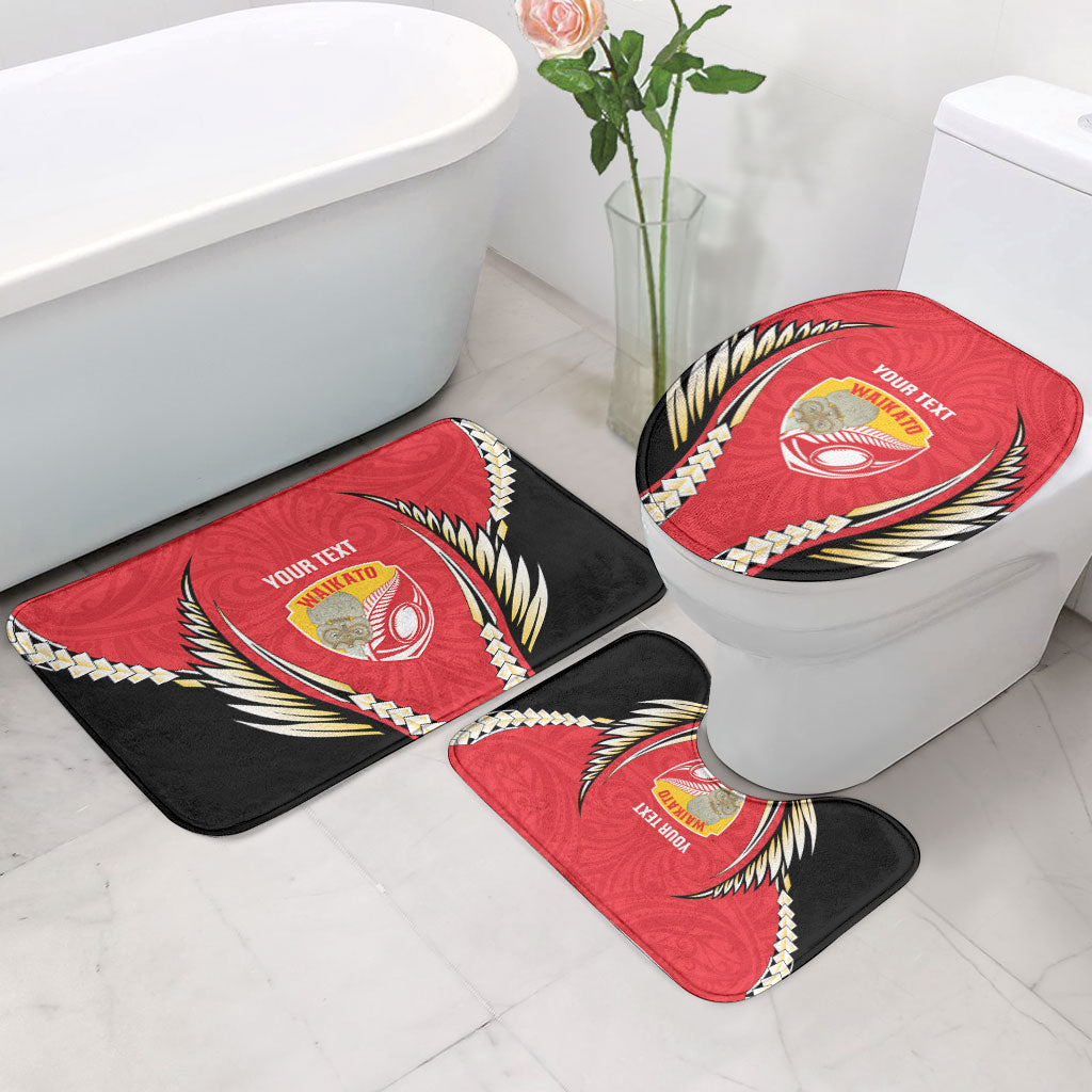 Waikato 2026 Rugby Custom Bathroom Set NZ Maori Silver Fern