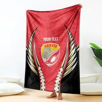 Waikato 2026 Rugby Custom Blanket NZ Maori Silver Fern