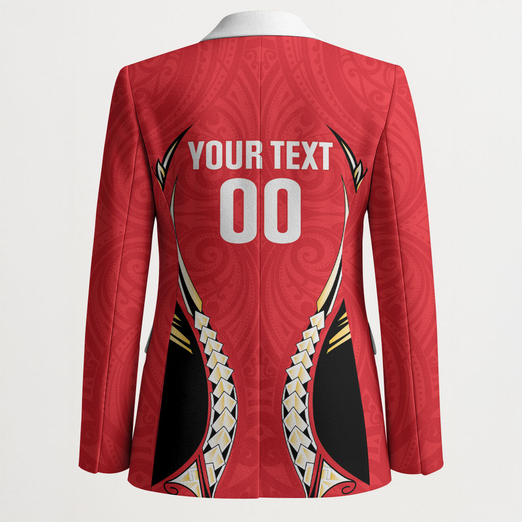 Waikato 2026 Rugby Custom Blazer NZ Maori Silver Fern LT14 - Polynesian Pride