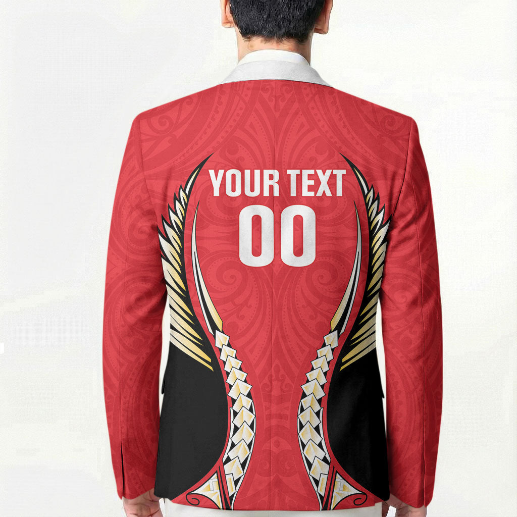 Waikato 2026 Rugby Custom Blazer NZ Maori Silver Fern LT14 - Polynesian Pride