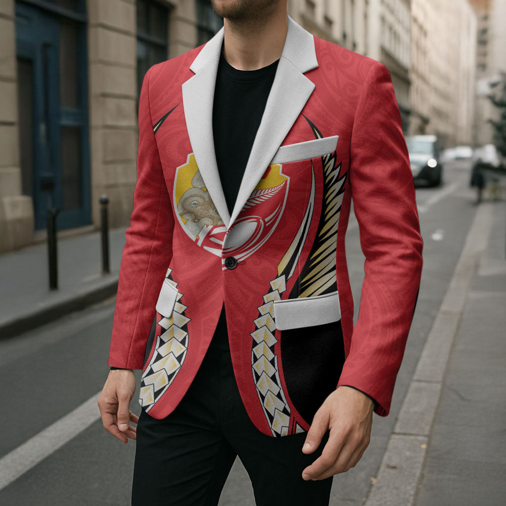 Waikato 2026 Rugby Custom Blazer NZ Maori Silver Fern LT14 - Polynesian Pride